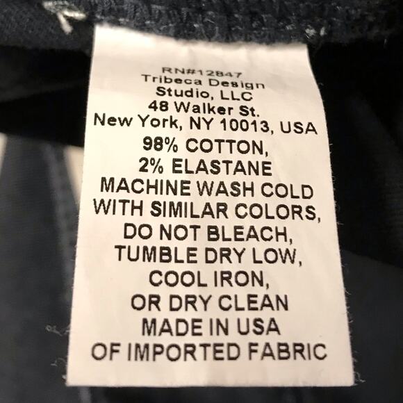 Nili Lotan Charcoal Black Lace up Waist Ankle Zip Jogger Pants Womens Size 0 - Picture 11 of 11